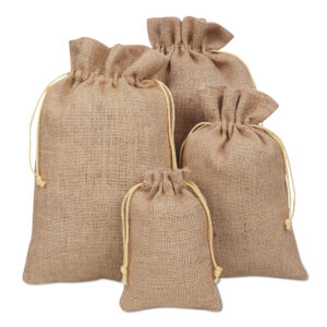 Non-Laminated Fabric Drawstring Bags for Gift Packaging DRJ099411