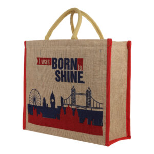 Natural Jute Reusable Tote Bag DRJ099441