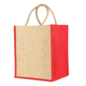 Natural with Colored Jute Shopping Bag DRJ099445